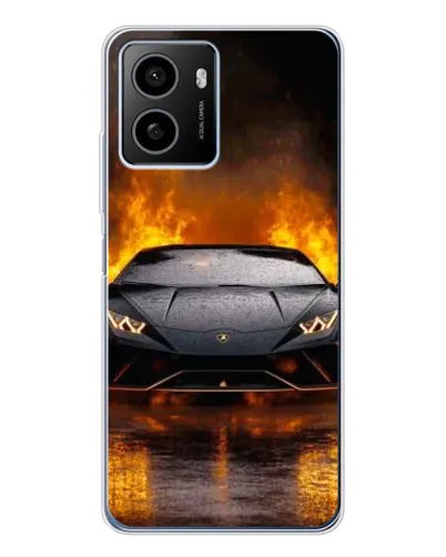 Чохол для HMD Pulse Plus з картинкою «Lamborghini у вогні»