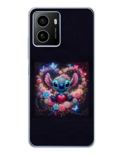 Чехол для HMD Pulse Plus с картинкой «Stitch в цветах» Чехол для HMD Pulse Plus с картинкой «Stitch в цветах»