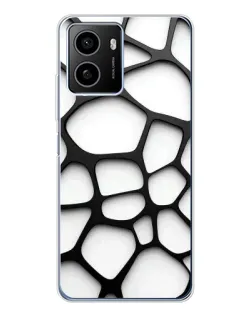 Чехол для HMD Pulse Plus с картинкой «Белая объемная сетка»