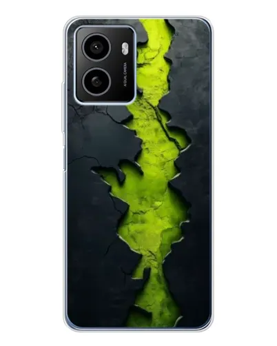 Чехол для HMD Pulse Plus с картинкой «Салатовый разлом скалы»