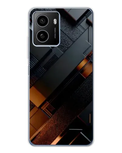 Чехол для HMD Pulse Plus с картинкой «Черные геометрические блоки»