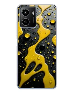 Чехол для HMD Pulse Plus с картинкой «Жидкое желтое золото»