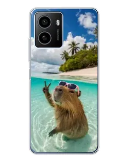 Чехол для HMD Pulse Plus с картинкой «Капибара на море» Чехол для HMD Pulse Plus с картинкой «Капибара на море»