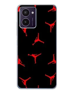 Чохол для HMD Pulse Pro з картинкою «Jordan Red Pattern» Чохол для HMD Pulse Pro з картинкою «Jordan Red Pattern»