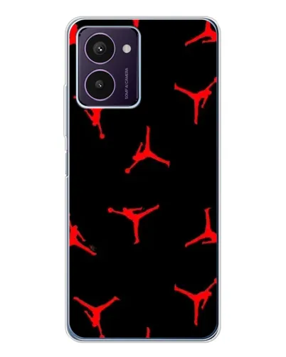 Чохол для HMD Pulse Pro з картинкою «Jordan Red Pattern»