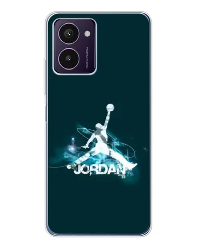 Чохол для HMD Pulse Pro з картинкою «Jordan Blue Fire»