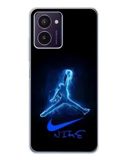 Чохол для HMD Pulse Pro з картинкою «Jordan Neon Blue» Чохол для HMD Pulse Pro з картинкою «Jordan Neon Blue»