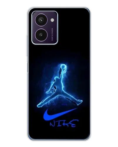 Чохол для HMD Pulse Pro з картинкою «Jordan Neon Blue»