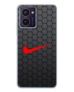 Чохол для HMD Pulse Pro з картинкою «Nike — карбонова сітка» Чохол для HMD Pulse Pro з картинкою «Nike — карбонова сітка»