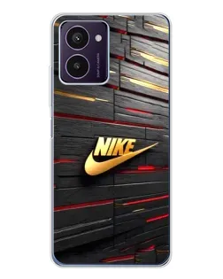 Чохол для HMD Pulse Pro з картинкою «Золотий Nike на металі» Чохол для HMD Pulse Pro з картинкою «Золотий Nike на металі»