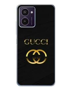 Чохол для HMD Pulse Pro з картинкою «Золотий логотип Gucci»