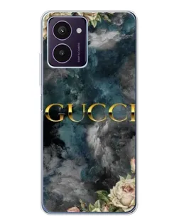 Чохол для HMD Pulse Pro з картинкою «Абстрактні квіти Gucci»