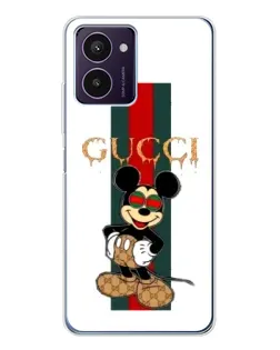 Чохол для HMD Pulse Pro з картинкою «Міккі Маус Gucci — смуги»