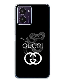 Чохол для HMD Pulse Pro з картинкою «Gucci — срібна змія»