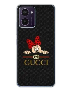 Чохол для HMD Pulse Pro з картинкою «Мінні Маус Gucci — чорний»