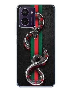 Чохол для HMD Pulse Pro з картинкою «Gucci — змія на смузі»