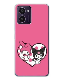Чохол для HMD Pulse Pro з картинкою «Kuromi та My Melody» Чохол для HMD Pulse Pro з картинкою «Kuromi та My Melody»