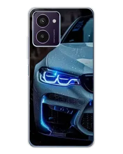 Чохол для HMD Pulse Pro з картинкою «Погляд BMW з синіми фарами» Чохол для HMD Pulse Pro з картинкою «Погляд BMW з синіми фарами»