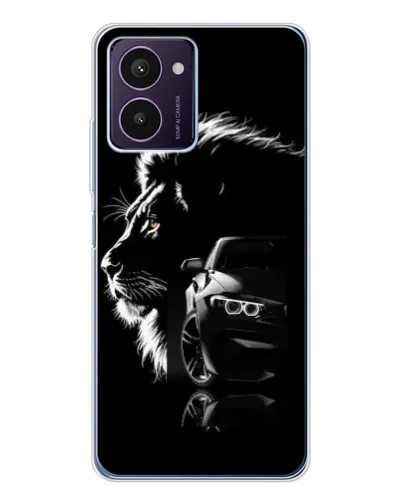 Чохол для HMD Pulse Pro з картинкою «BMW та лев» Чохол для HMD Pulse Pro з картинкою «BMW та лев»