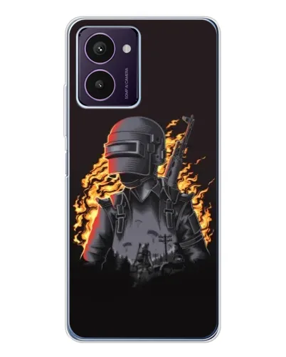 Чохол для HMD Pulse Pro з картинкою «PUBG — вогняний силует» Чохол для HMD Pulse Pro з картинкою «PUBG — вогняний силует»