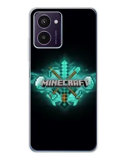 Чохол для HMD Pulse Pro з картинкою «Minecraft Diamond лого» Чохол для HMD Pulse Pro з картинкою «Minecraft Diamond лого»