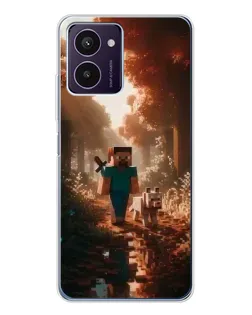 Чохол для HMD Pulse Pro з картинкою «Стів у лісі» Чохол для HMD Pulse Pro з картинкою «Стів у лісі»