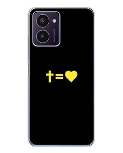 Чохол для HMD Pulse Pro з картинкою «Серце та Хрест»