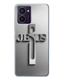 Чехол для HMD Pulse Pro с картинкой «Металлический крест Jesus» Чехол для HMD Pulse Pro с картинкой «Металлический крест Jesus»