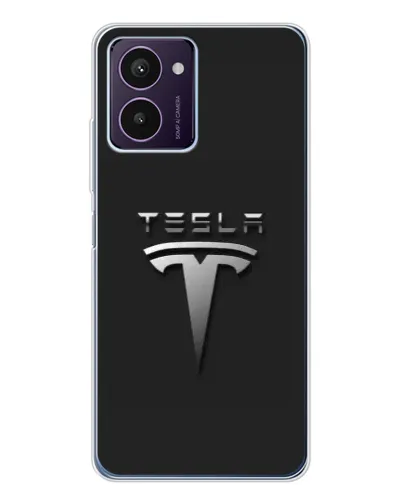 Чохол для HMD Pulse Pro з картинкою «Сталевий логотип Tesla» Чохол для HMD Pulse Pro з картинкою «Сталевий логотип Tesla»