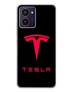 Чохол для HMD Pulse Pro з картинкою «Tesla Red Logo»