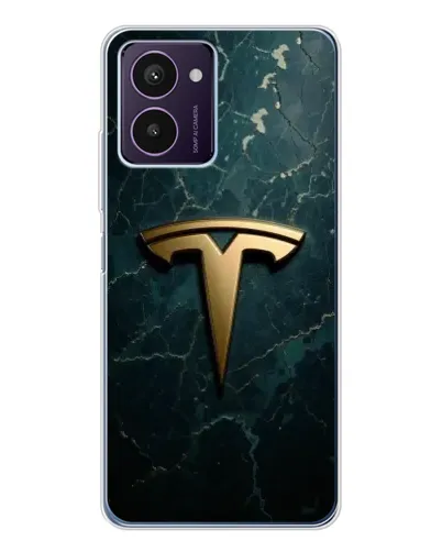 Чохол для HMD Pulse Pro з картинкою «Мармурова Tesla Gold» Чохол для HMD Pulse Pro з картинкою «Мармурова Tesla Gold»