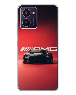 Чохол для HMD Pulse Pro з картинкою «Mercedes AMG — червона лінія»