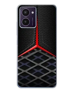 Чохол для HMD Pulse Pro з картинкою «Mercedes Carbon Grid»