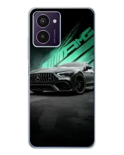 Чохол для HMD Pulse Pro з картинкою «Темний Mercedes AMG»