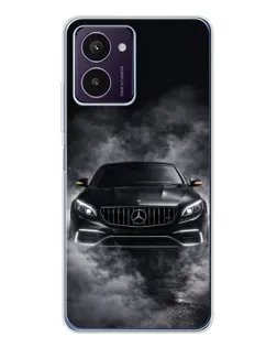 Чохол для HMD Pulse Pro з картинкою «Mercedes у диму»