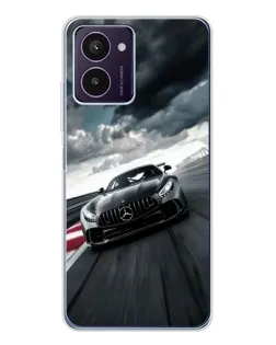 Чохол для HMD Pulse Pro з картинкою «Гоночний Mercedes AMG»
