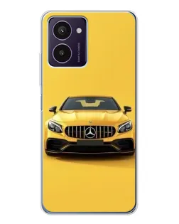 Чохол для HMD Pulse Pro з картинкою «Жовтий Mercedes GT»