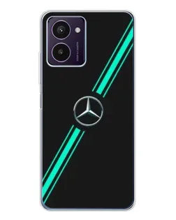 Чехол для HMD Pulse Pro с картинкой «Спортивные линии Mercedes» Чехол для HMD Pulse Pro с картинкой «Спортивные линии Mercedes»