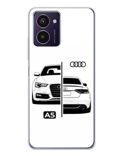 Чохол для HMD Pulse Pro з картинкою «Audi — контрастний дизайн»