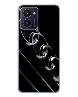 Чохол для HMD Pulse Pro з картинкою «Audi — абстрактні кільця»