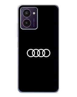 Чохол для HMD Pulse Pro з картинкою «Audi White Logo»