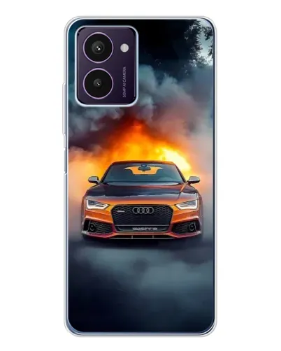 Чохол для HMD Pulse Pro з картинкою «Audi у вогняному диму» Чохол для HMD Pulse Pro з картинкою «Audi у вогняному диму»