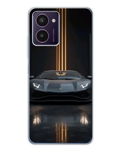 Чохол для HMD Pulse Pro з картинкою «Lamborghini золоті лінії» Чохол для HMD Pulse Pro з картинкою «Lamborghini золоті лінії»