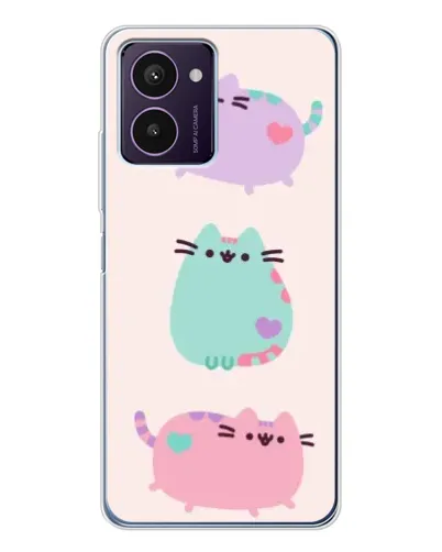 Чехол для HMD Pulse Pro с картинкой «Pusheen трио»