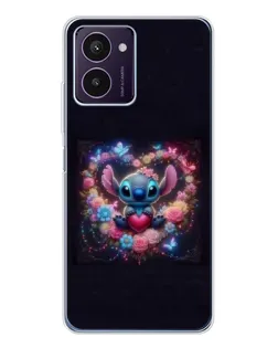 Чохол для HMD Pulse Pro з картинкою «Stitch у квітах»