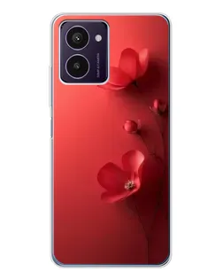 Чохол для HMD Pulse Pro з картинкою «Макові суцвіття»