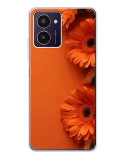 Чохол для HMD Pulse Pro з картинкою «Помаранчеві гербери»