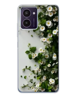 Чохол для HMD Pulse Pro з картинкою «Гілка дрібних білих квітів»