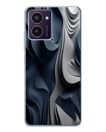 Чохол для HMD Pulse Pro з картинкою «Об'ємні сині складки» Чохол для HMD Pulse Pro з картинкою «Об'ємні сині складки»