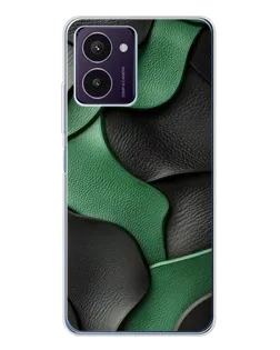Чохол для HMD Pulse Pro з картинкою «Зелені шкіряні хвилі»
